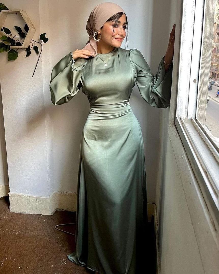 Robe de Soirée Longue en Soie Femme