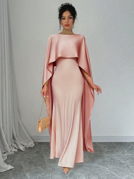 Robe de Soirée Longue en Soie Femme