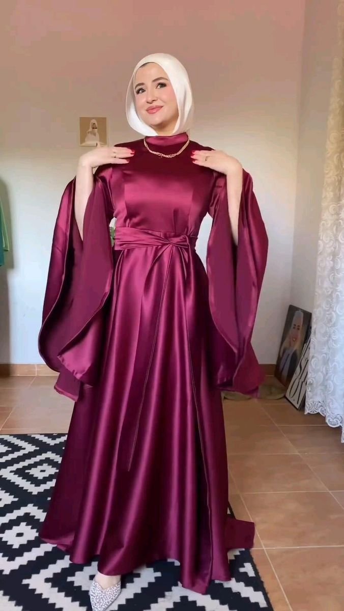 Robe de Soirée Longue en Soie Femme